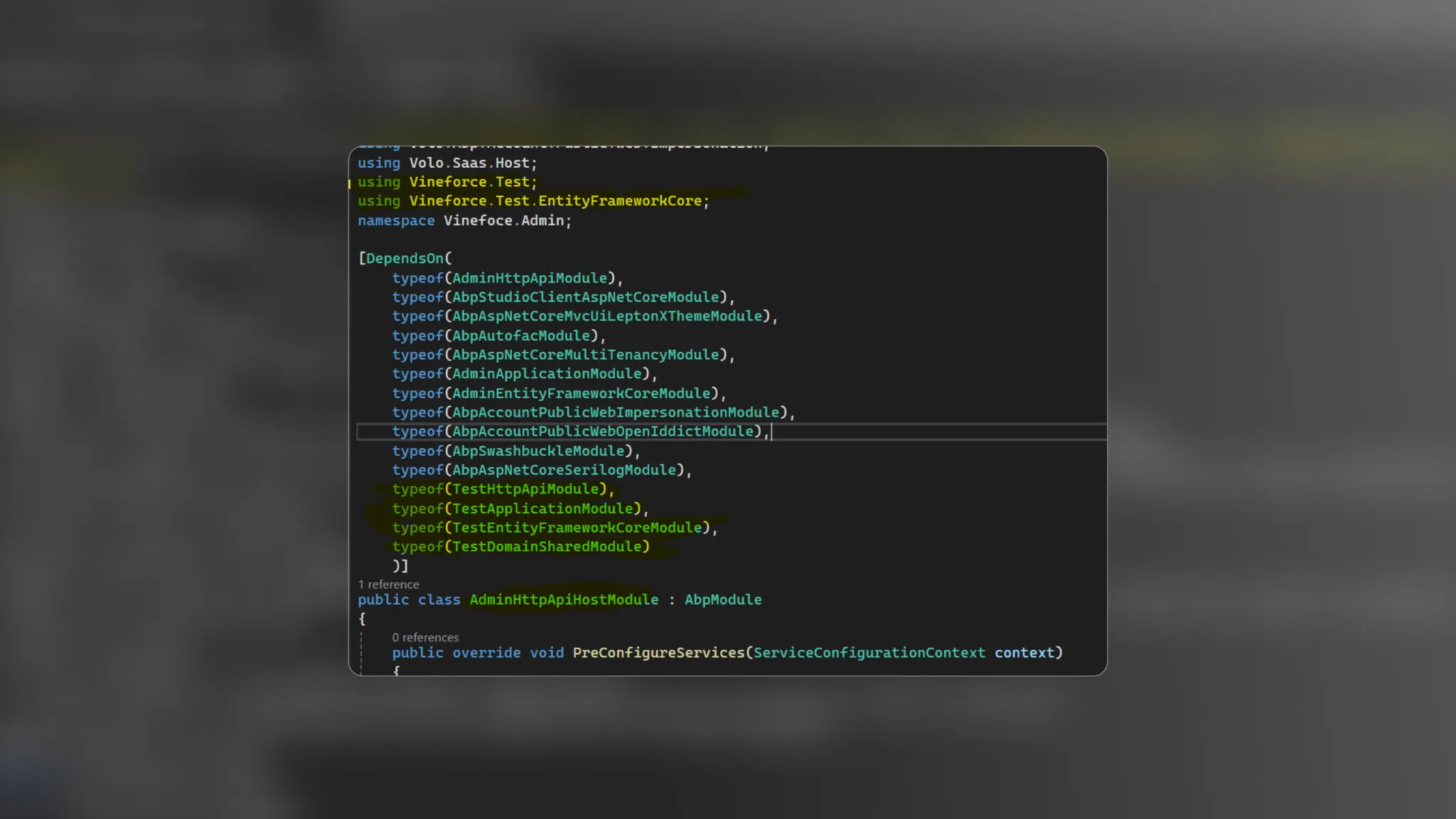 Main Application Structure